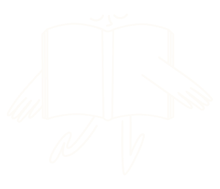 Illustrated book mascot